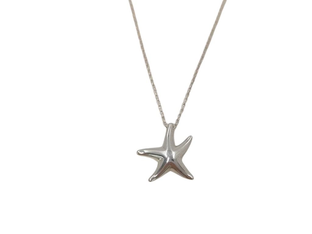 Tiffany&Co. ティファニー ネックレス エルサペレッティ スターフィッシュ シルバー系 SV925 レディース 美品