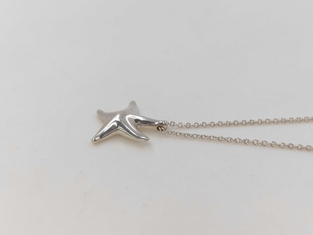 Tiffany&Co. ティファニー ネックレス エルサペレッティ スターフィッシュ シルバー系 SV925 レディース 美品