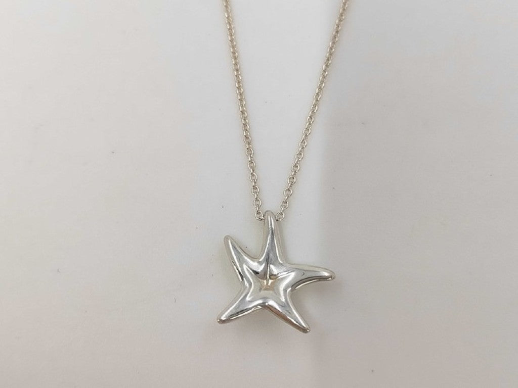 Tiffany&Co. ティファニー ネックレス エルサペレッティ スターフィッシュ シルバー系 SV925 レディース 美品