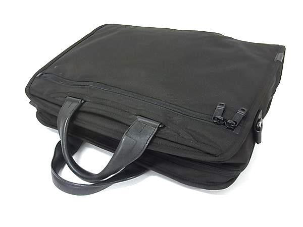 TUMI トゥミ ビジネスバッグ ALPHA2 アルファ2 コンパクト ラージ スクリーン コンピューター ブリーフ 26114D2 ブラック系 バリスティックナイロン メンズ 2WAY ショルダーバッグ 美品