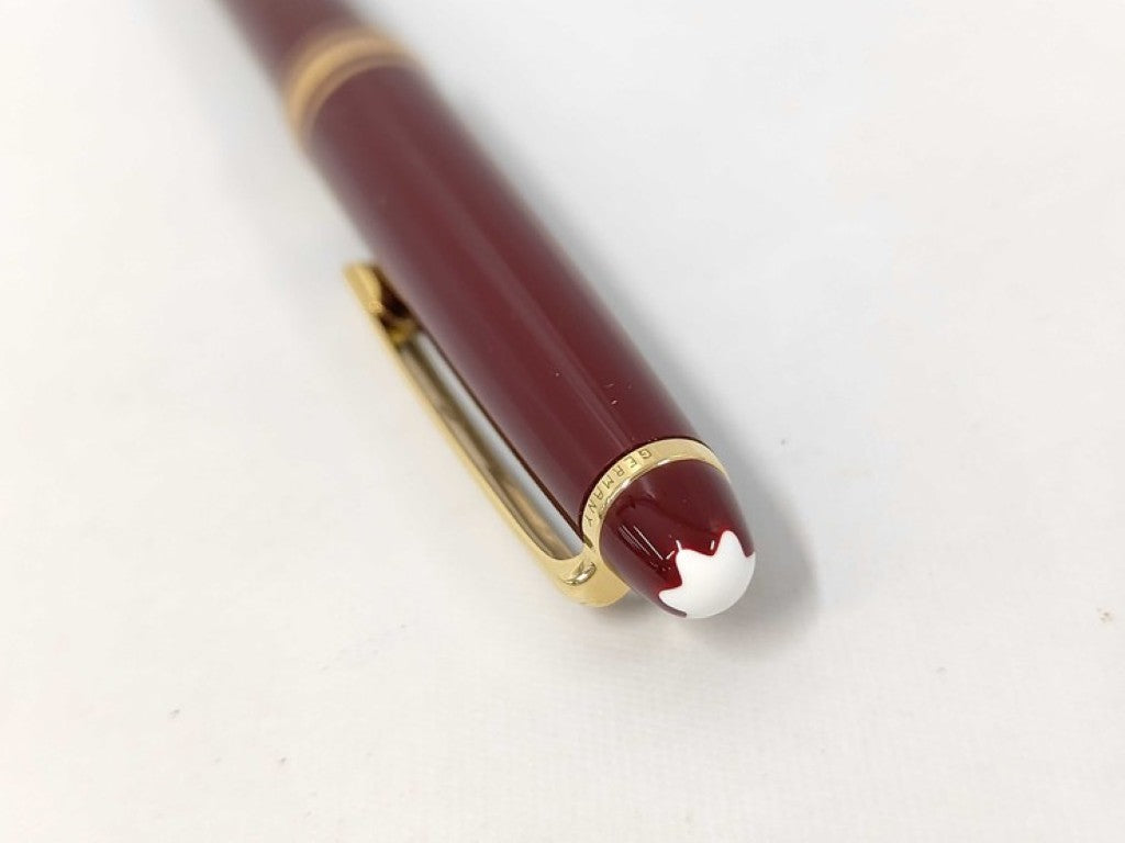 MONTBLANC モンブラン ボールペン マイスターシュテック ボルドー系 レジン ユニセックス 美品
