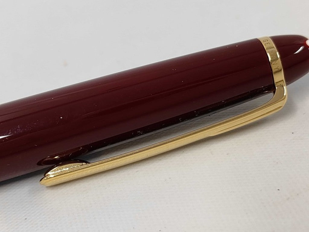 MONTBLANC モンブラン ボールペン マイスターシュテック ボルドー系 レジン ユニセックス 美品