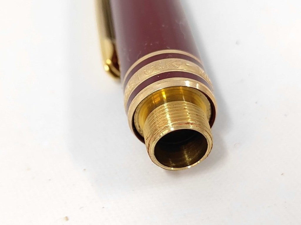 MONTBLANC モンブラン ボールペン マイスターシュテック ボルドー系 レジン ユニセックス 美品