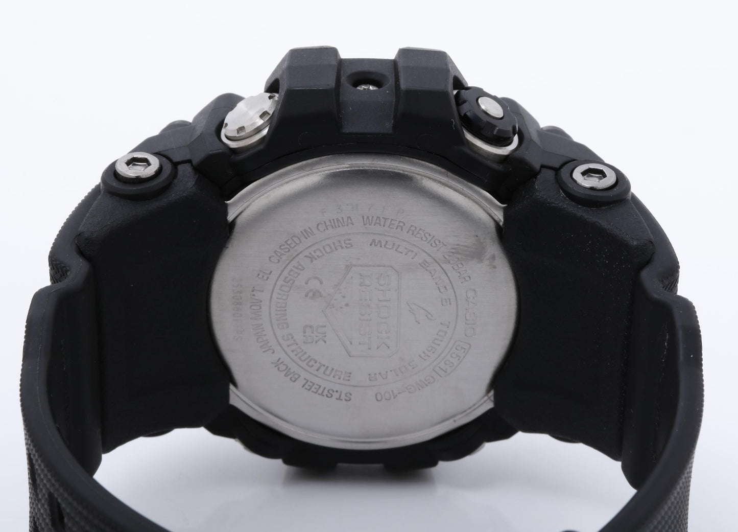CASIO カシオ 時計 GSHOCK MASTER OF G LAND MUDMASTER GWG1001AJF ブラック 樹脂／ステンレススチール メンズ デジアナ 美品