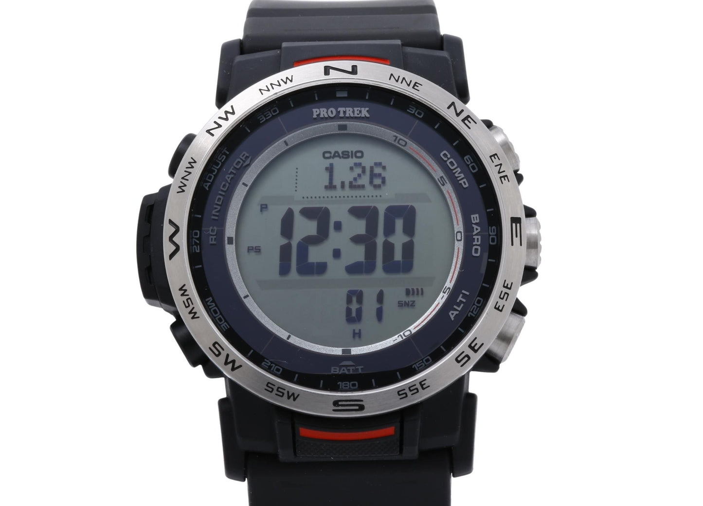 CASIO カシオ 時計 プロトレック Climber Line PRW351AJF ブラック 樹脂（バイオマス）／ステンレススチール メンズ デジタル 美品