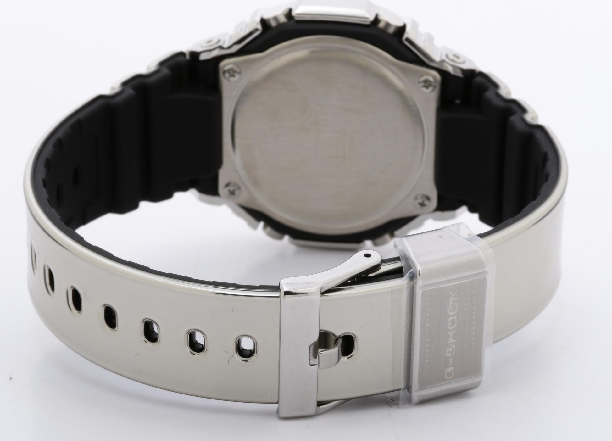 CASIO カシオ 時計 GSHOCK FINE METALLIC SERIES ANALOGDIGITAL 2100 Series GM2100YM8AJF シルバー 樹脂／ステンレススチール メンズ デジアナ 新品未使用展示品