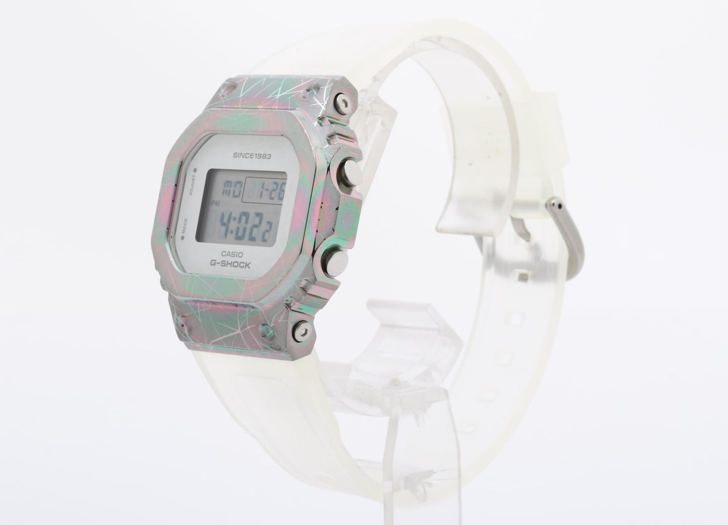 CASIO カシオ 時計 GSHOCK 40th Anniversary Adventurer’s Stone Series DIGITAL WOMEN GMS5640GEM7JR マルチカラー クリア 樹脂／ステンレススチール レディース デジタル 超美品