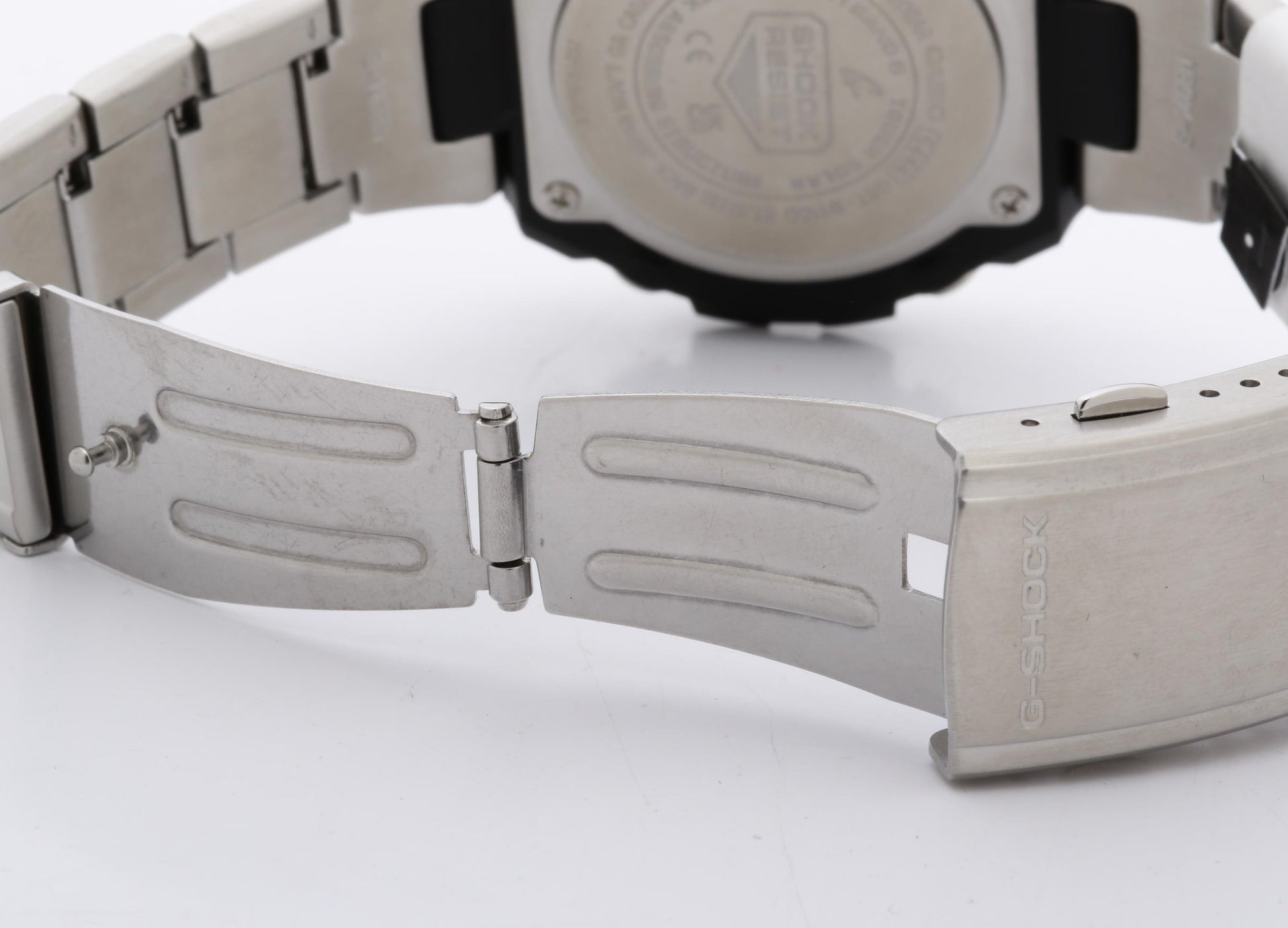 CASIO カシオ 時計 GSHOCK GSTEEL GSTW100 Series GSTW110D1AJF ブラック シルバー 樹脂／ステンレススチール メンズ デジアナ 超美品