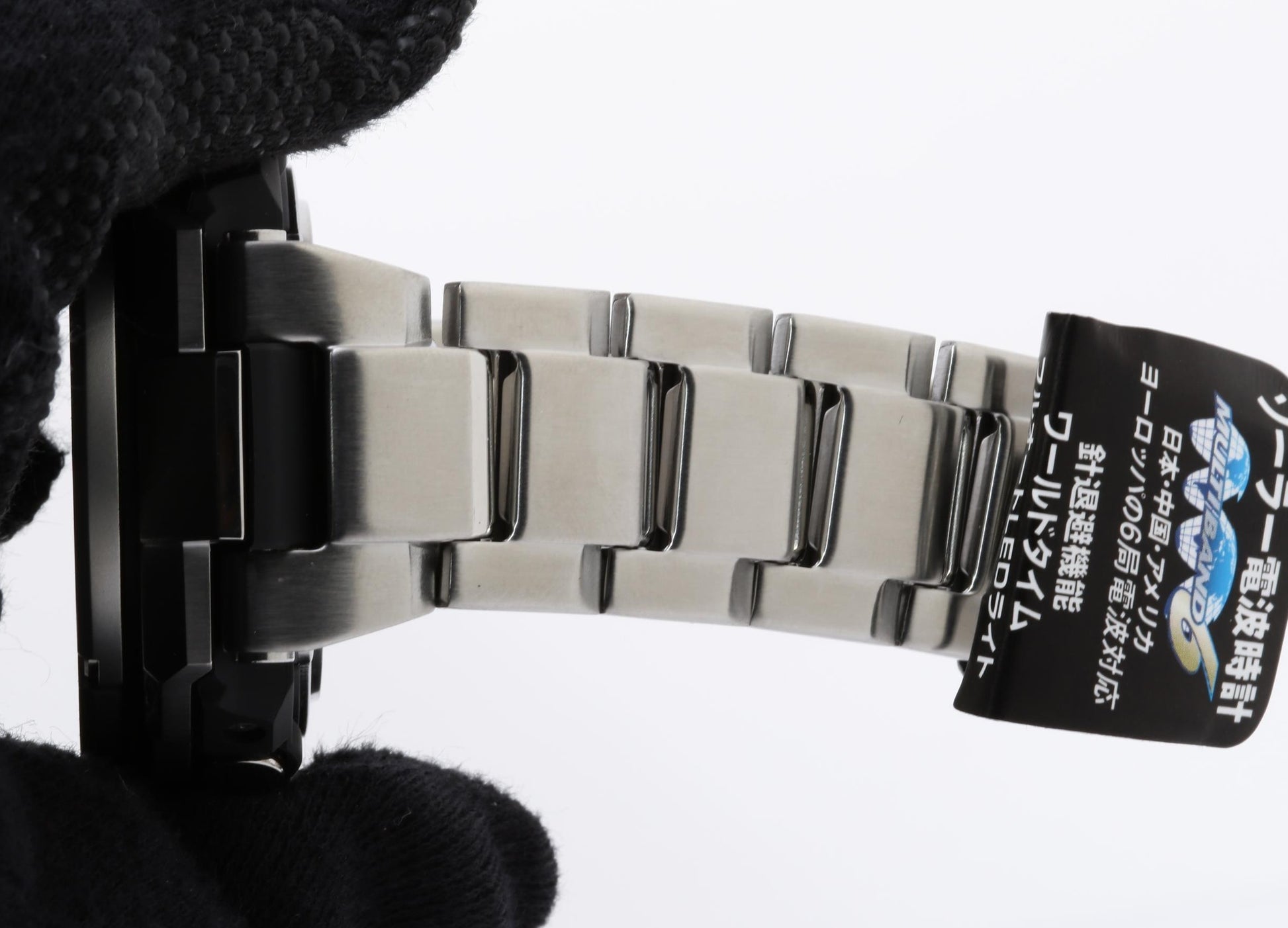 CASIO カシオ 時計 GSHOCK GSTEEL GSTW100 Series GSTW110D1AJF ブラック シルバー 樹脂／ステンレススチール メンズ デジアナ 超美品