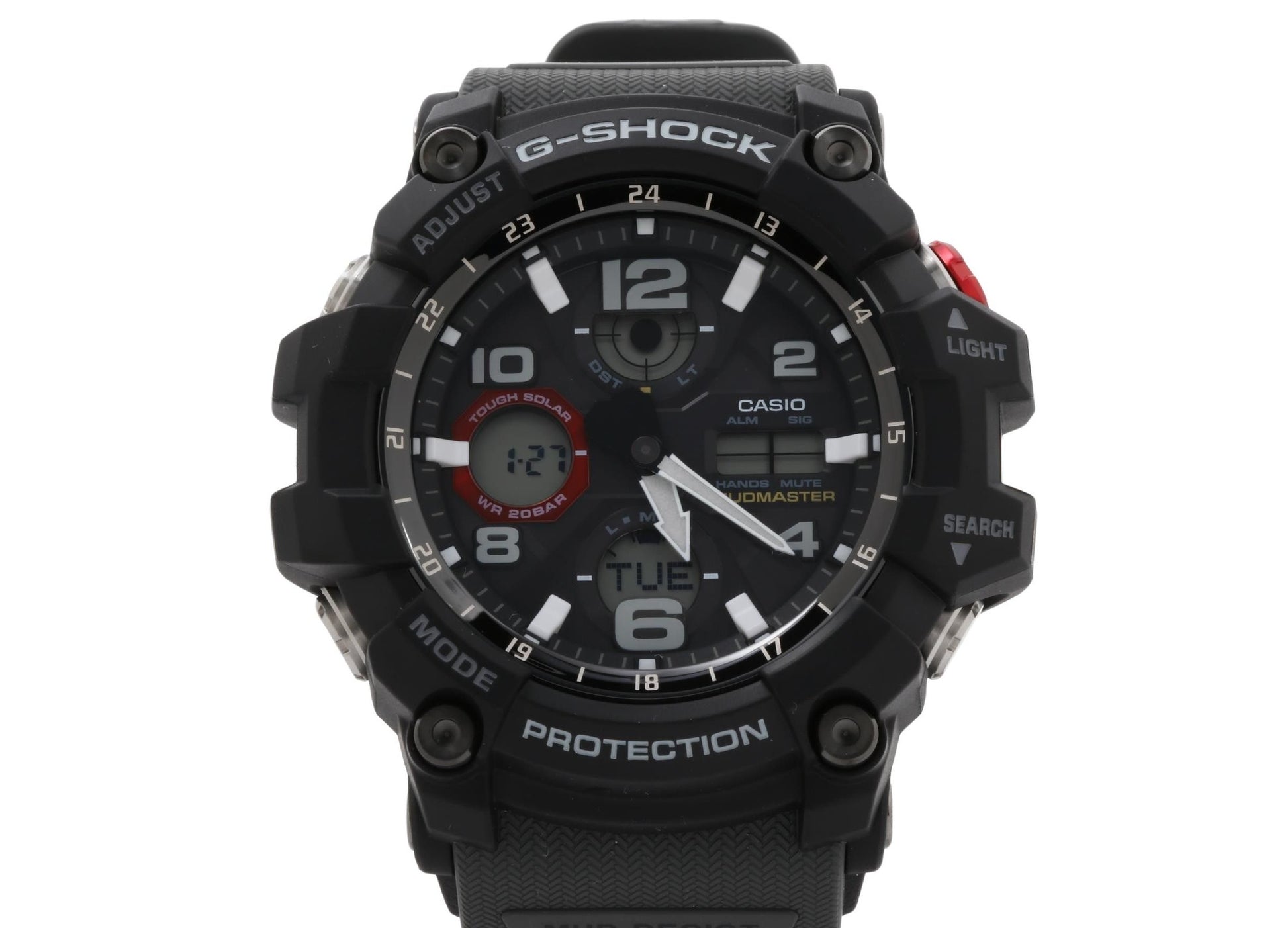 CASIO カシオ 時計 GSHOCK MASTER OF G LAND MUDMASTER GWG1001A8JF ブラック 樹脂／ステンレススチール メンズ デジアナ 新古未使用展示品