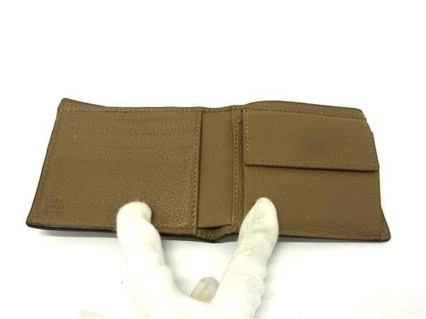 GUCCI グッチ 二つ折り財布 ジャンボGG コインウォレット 739479 ブラウン系 レザー メンズ 美品