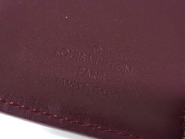 LOUIS VUITTON ルイヴィトン 手帳カバー モノグラム ヴェルニ アジェンダPM R21050 ヴィオレ系 パテントレザー レディース ゴールド金具 美品