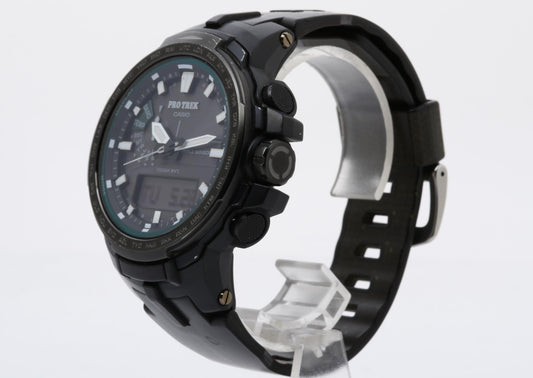 CASIO カシオ 腕時計 PRO TREK プロトレック PRW-S6100Y-1JF ブラック系 樹脂／ステンレススチール メンズ アナデジ 美品
