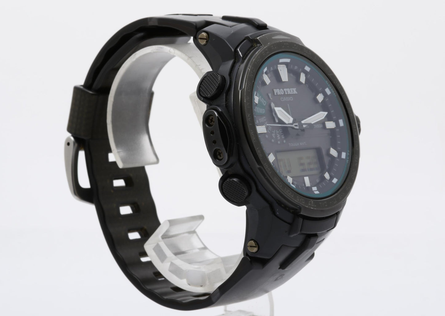 CASIO カシオ 腕時計 PRO TREK プロトレック PRW-S6100Y-1JF ブラック系 樹脂／ステンレススチール メンズ アナデジ 美品