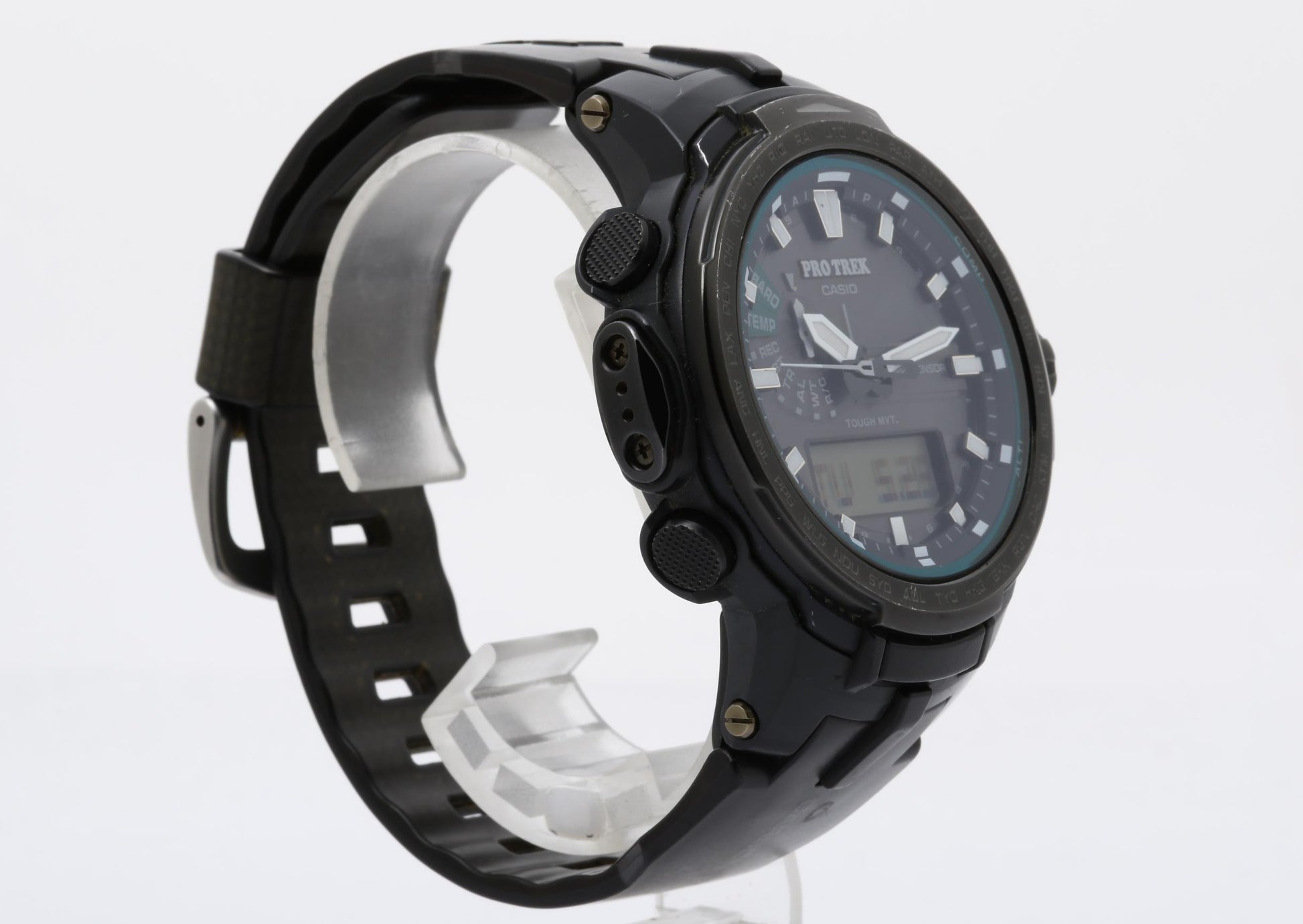 CASIO カシオ 腕時計 PRO TREK プロトレック PRW-S6100Y-1JF ブラック系 樹脂／ステンレススチール メンズ アナデジ 美品