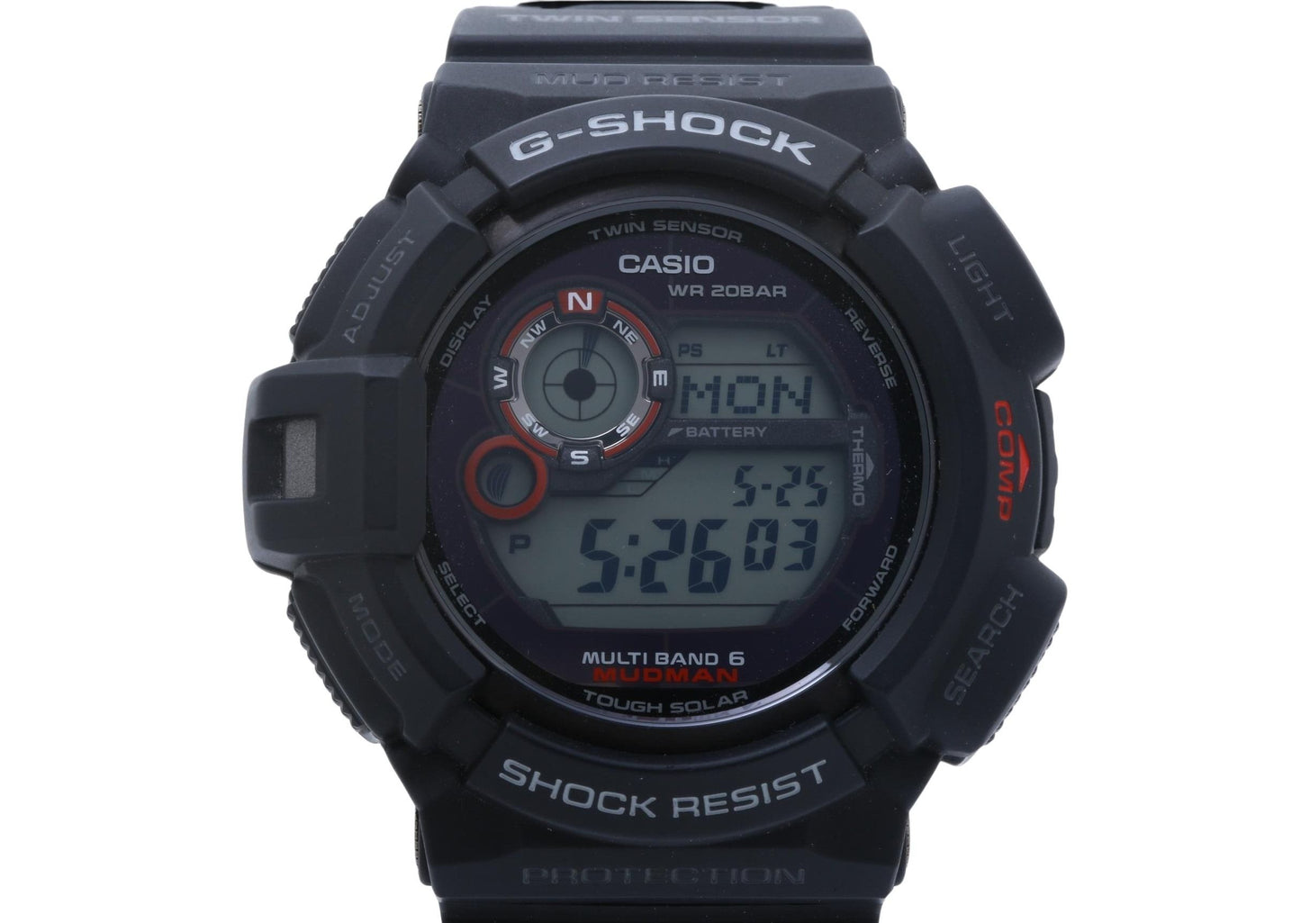 CASIO カシオ 腕時計 G-SHOCK MASTER OF G - LAND MUDMAN GW-9300-1JF ブラック系 樹脂／ステンレススチール メンズ デジタル 美品