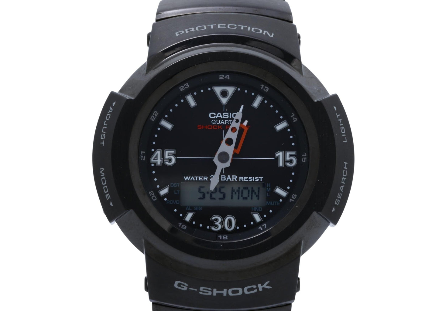 CASIO カシオ 腕時計 G-SHOCK FULL METAL AW-500 SERIES AWM-500-1AJF ブラック系 ステンレススチール メンズ アナデジ 超美品
