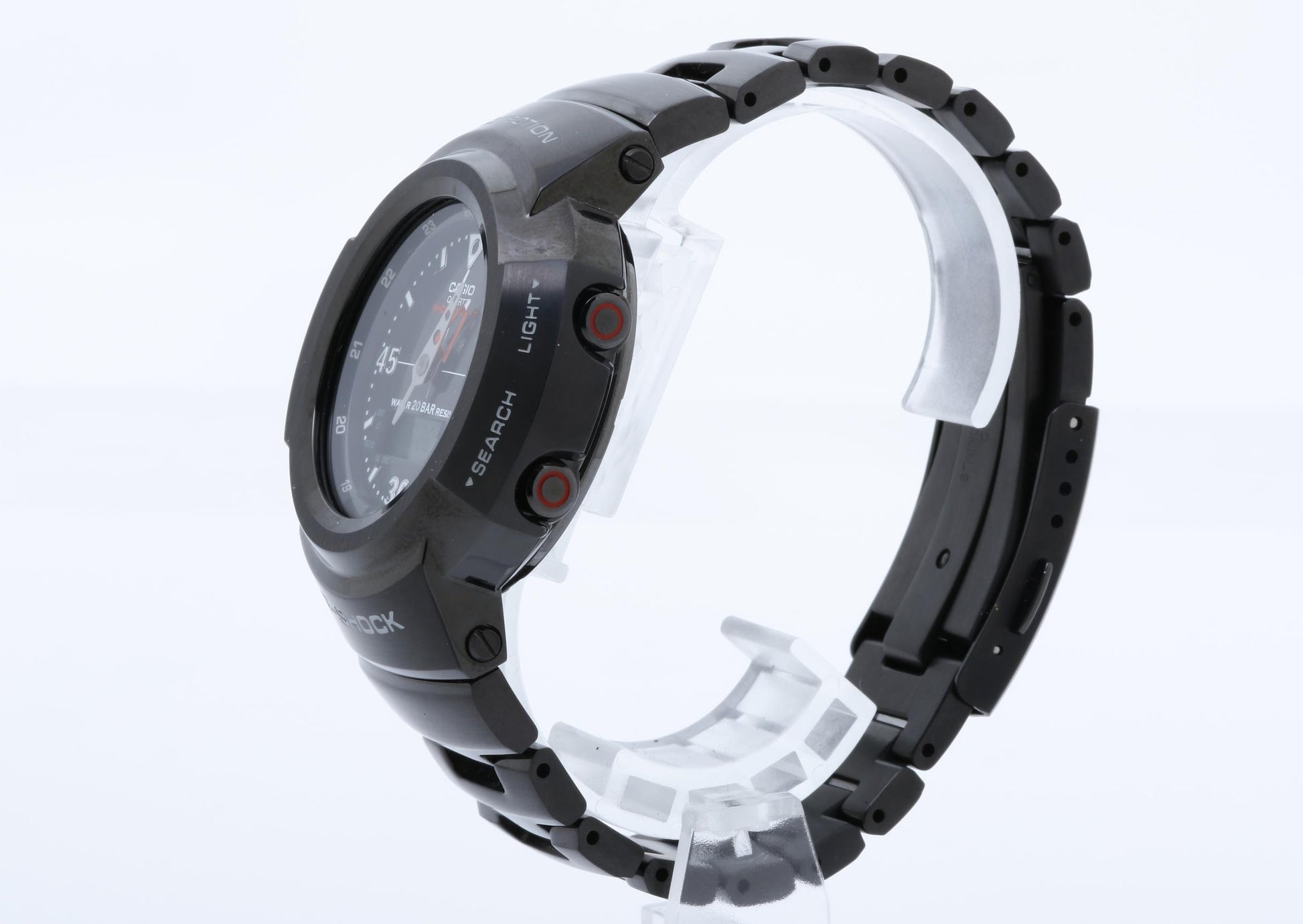 CASIO カシオ 腕時計 G-SHOCK FULL METAL AW-500 SERIES AWM-500-1AJF ブラック系 ステンレススチール メンズ アナデジ 超美品