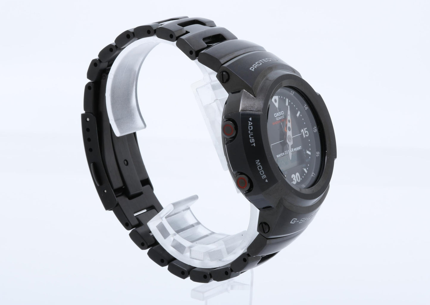 CASIO カシオ 腕時計 G-SHOCK FULL METAL AW-500 SERIES AWM-500-1AJF ブラック系 ステンレススチール メンズ アナデジ 超美品