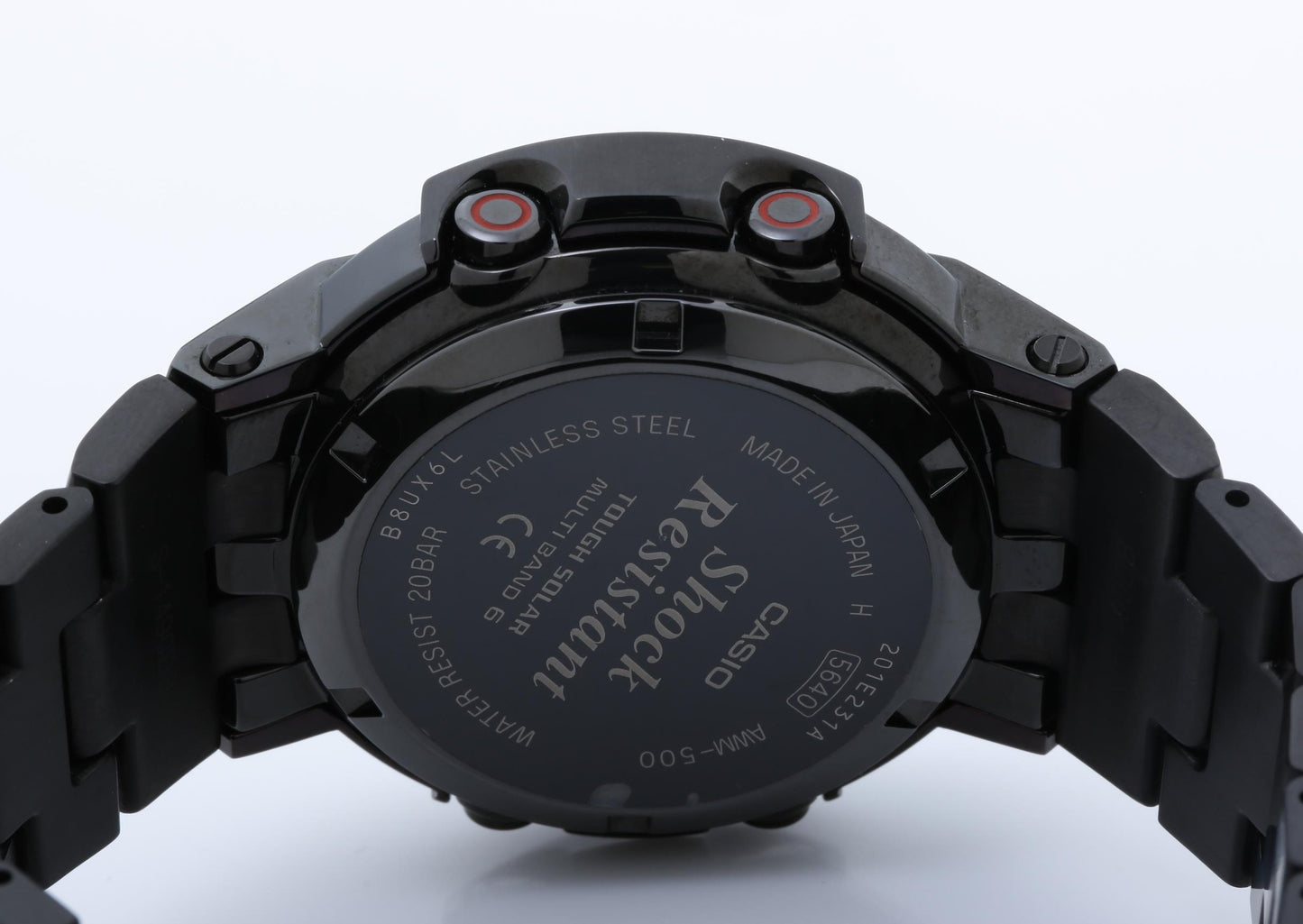 CASIO カシオ 腕時計 G-SHOCK FULL METAL AW-500 SERIES AWM-500-1AJF ブラック系 ステンレススチール メンズ アナデジ 超美品