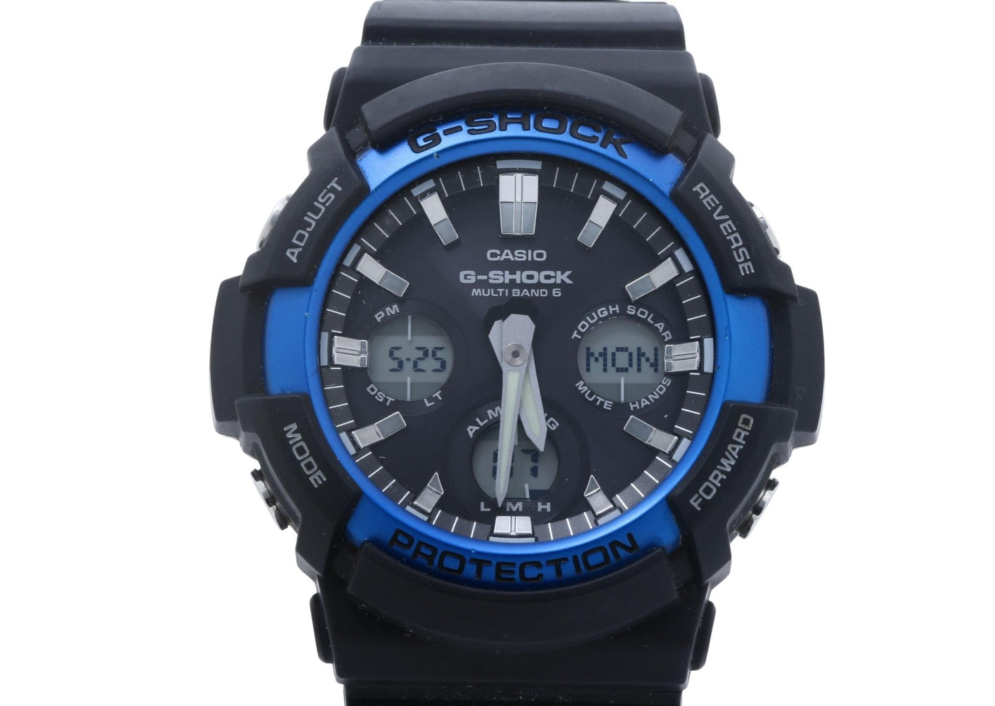 CASIO カシオ 腕時計 G-SHOCK ANALOG-DIGITAL GAW-100 SERIES GAW-100B-1A2JF ブラック系 樹脂／アルミ メンズ アナデジ 美品