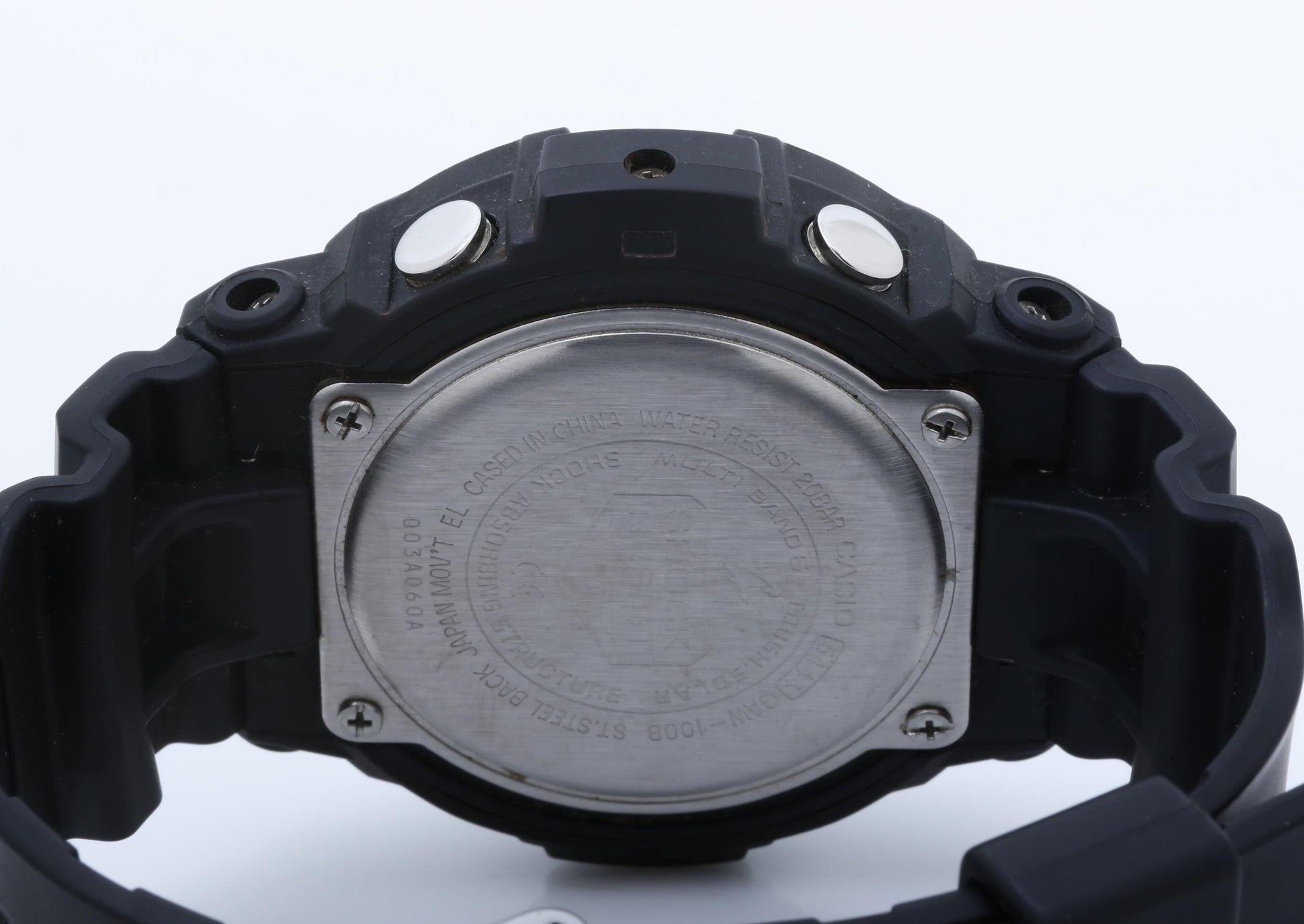 CASIO カシオ 腕時計 G-SHOCK ANALOG-DIGITAL GAW-100 SERIES GAW-100B-1A2JF ブラック系 樹脂／アルミ メンズ アナデジ 美品