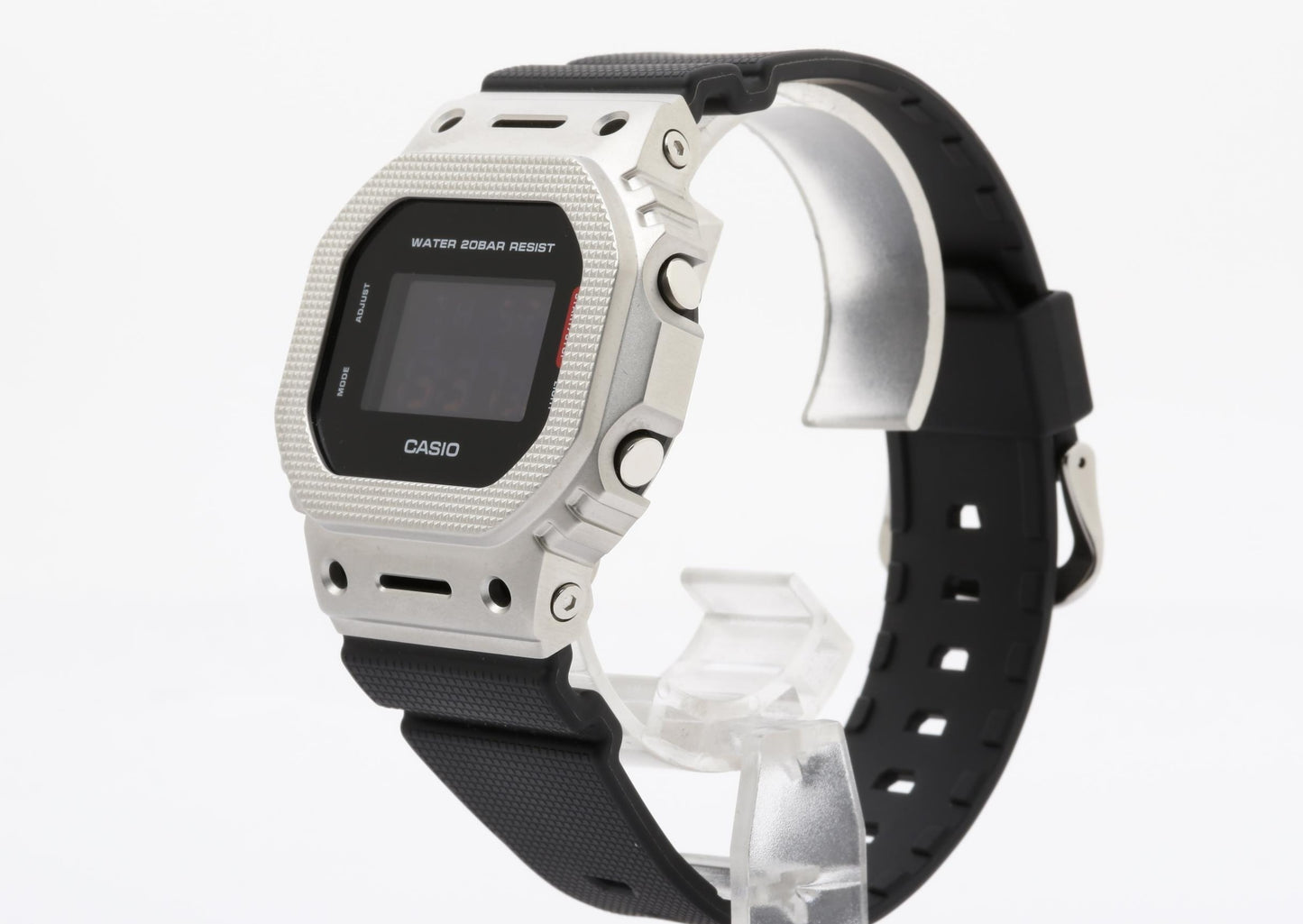 CASIO カシオ 腕時計 G-SHOCK DIGITAL 5600 SERIES GM-5600M-1JF ブラック シルバー系 樹脂／ステンレススチール メンズ デジタル 超美品