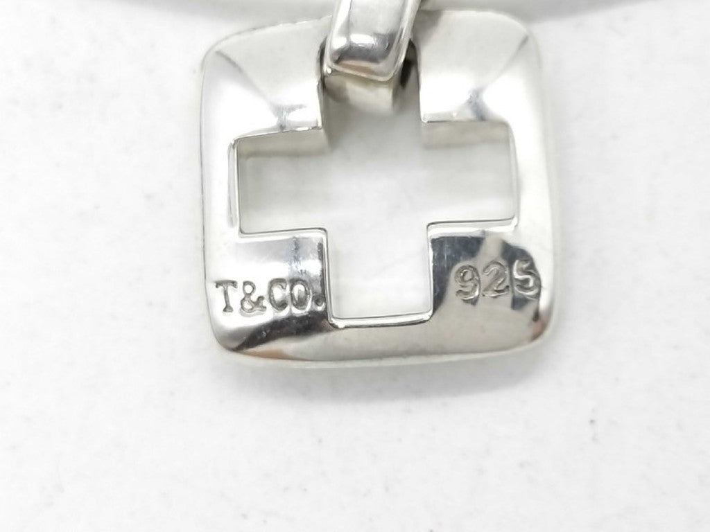 Tiffany&Co. ティファニー ネックレス ピアストクロス シルバー系 SV925 レディース 美品