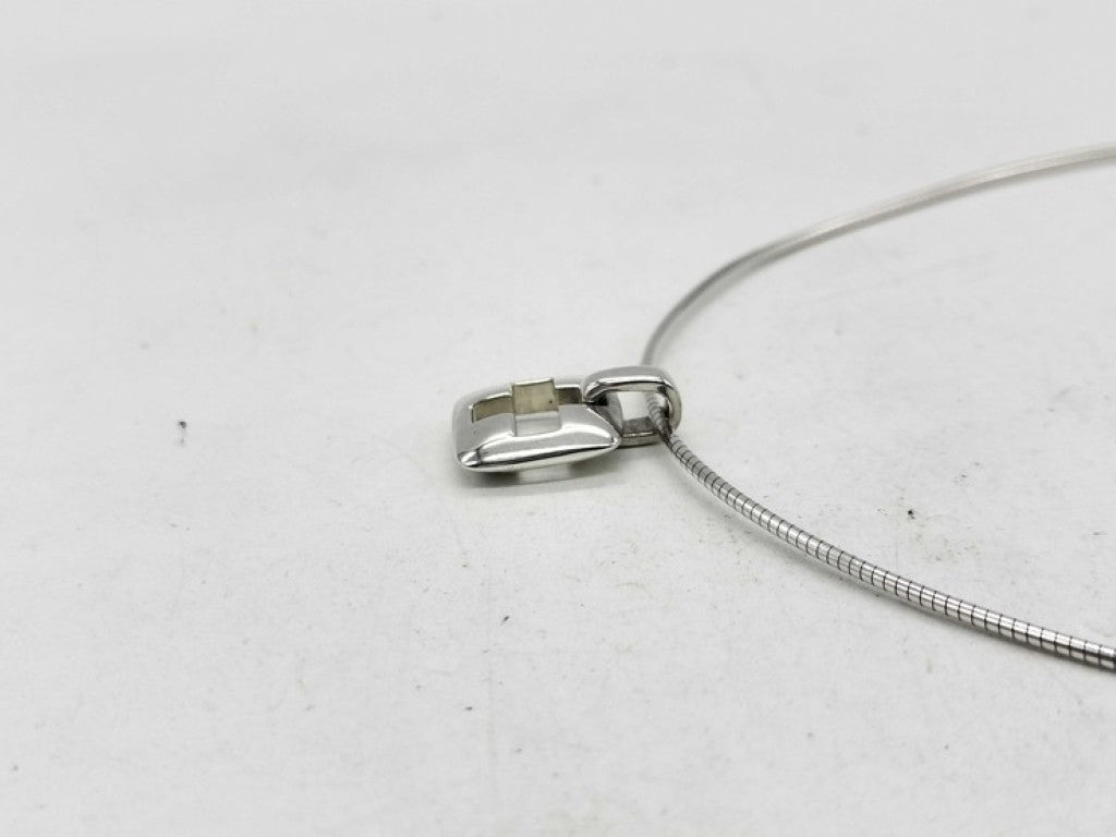 Tiffany&Co. ティファニー ネックレス ピアストクロス シルバー系 SV925 レディース 美品