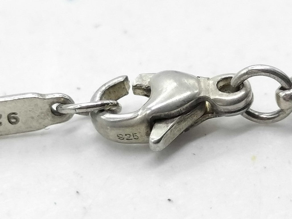 Tiffany&Co. ティファニー ネックレス ピアストクロス シルバー系 SV925 レディース 美品