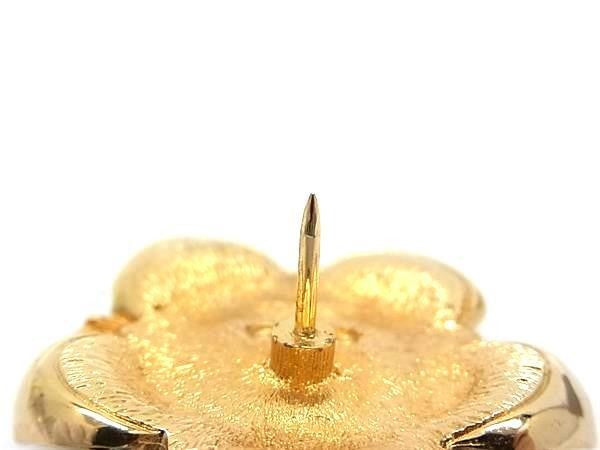 Christian Dior ディオール ブローチ ピンブローチ ゴールド系 メタル フェイクパール レディース ヴィンテージ フラワー 蜂 超美品