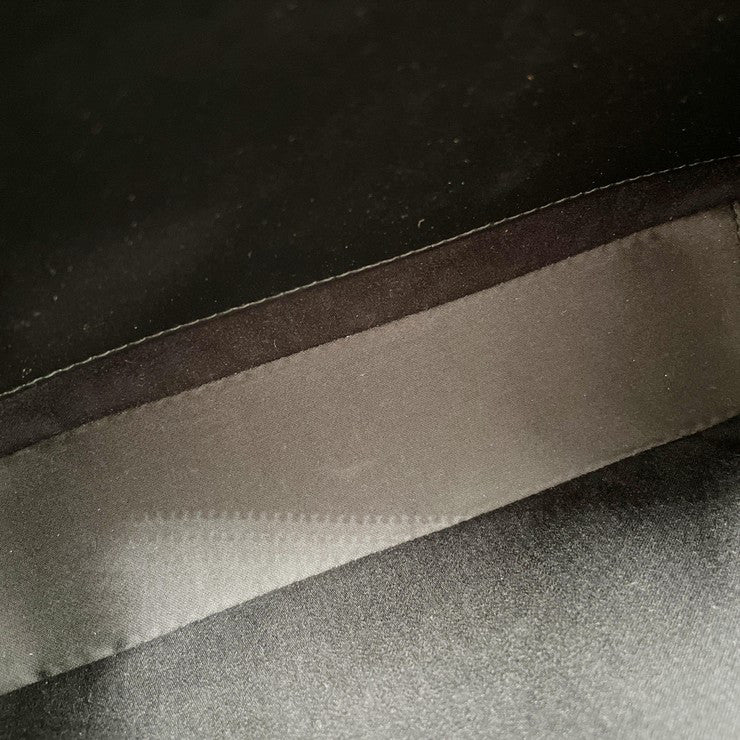 dunhill ダンヒル クラッチバッグ セカンドバッグ ブラック系 レザー メンズ リストレット シルバー金具 クラッチバッグ 美品