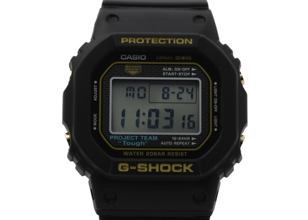 CASIO カシオ 時計 G-SHOCK 35周年記念モデル DW-5035D ブラック系 ステンレス/樹脂 樹脂バンド メンズ デジタル 超美品
