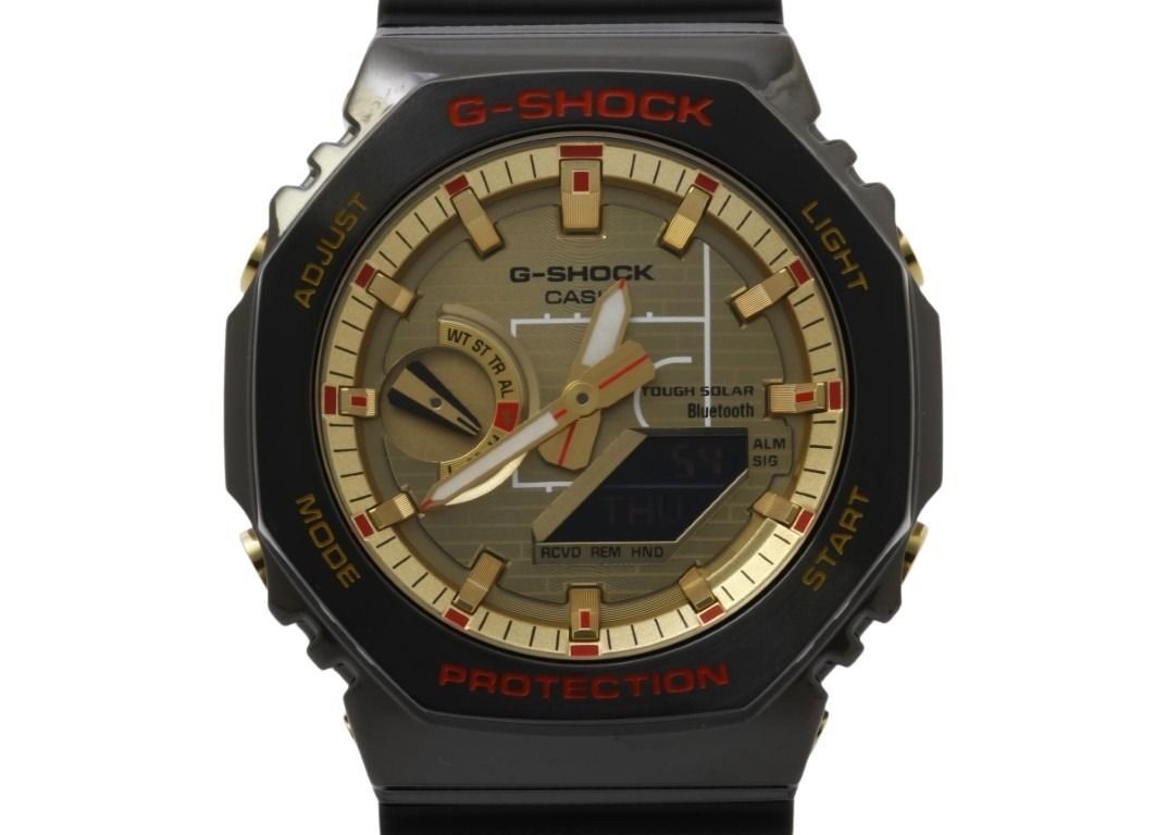 CASIO カシオ 時計 G-SHOCK 八村塁シグネチャーモデル GBM-2100RH-1AJR ゴールド ブラック系 樹脂／ステンレススチール 樹脂バンド メンズ アナデジ 新品未使用展示品