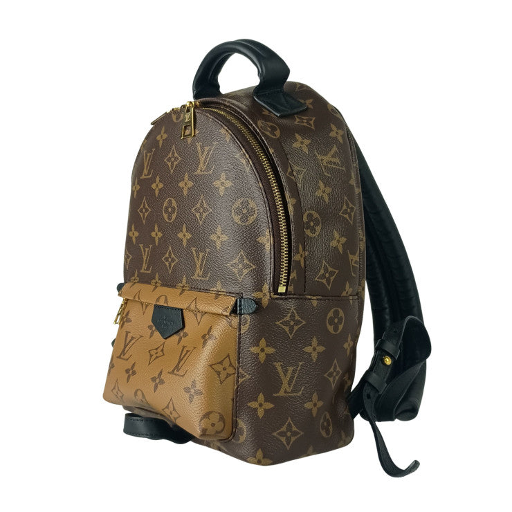 LOUIS VUITTON ルイヴィトン リュックサック パームスプリング バックパック PM M43116 ブラウン系 モノグラムリバース ユニセックス ゴールド金具 超美品