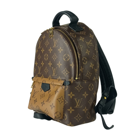 LOUIS VUITTON ルイヴィトン リュックサック パームスプリング バックパック PM M43116 ブラウン系 モノグラムリバース ユニセックス ゴールド金具 超美品