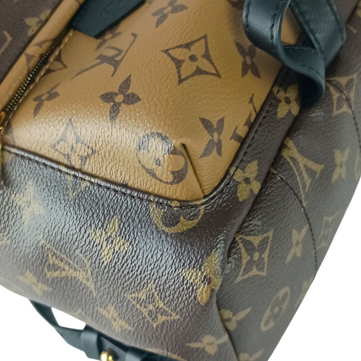 LOUIS VUITTON ルイヴィトン リュックサック パームスプリング バックパック PM M43116 ブラウン系 モノグラムリバース ユニセックス ゴールド金具 超美品