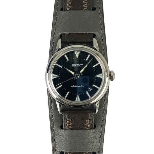 SEIKO セイコー 腕時計 プロスペックス 1959 初代アルピニスト 復刻デザイン 1959本限定モデル 6L35-00E0/SBEN001 ブラック シルバー ブラウン系 ステンレス レザー メンズ 自動巻き 新品未使用展示品