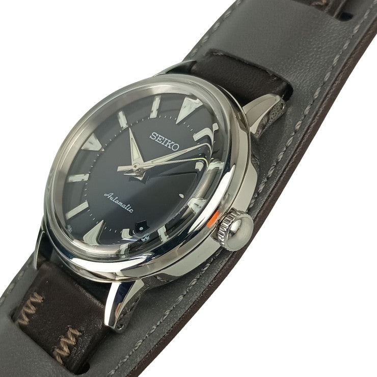 SEIKO セイコー 腕時計 プロスペックス 1959 初代アルピニスト 復刻デザイン 1959本限定モデル 6L35-00E0/SBEN001 ブラック シルバー ブラウン系 ステンレス レザー メンズ 自動巻き 新品未使用展示品