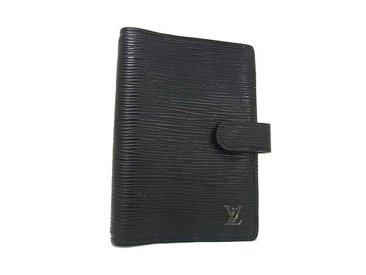 LOUIS VUITTON ヴィトン 手帳カバー アジェンダPM R20052 ノワール （ブラック） エピ ユニセックス 6穴式