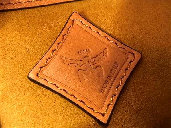 MCM エムシーエム ショルダーバッグ Diamond 3D ショルダーバッグ MWSEAAK01CK001 テラコッタ（ブラウン） レザー レディース 美品