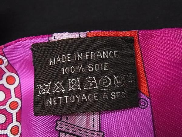 HERMES エルメス リボンスカーフ ツイリー マルチカラー シルク100％ レディース CLIC CLAC MODERN CANNAGE クリッククラック モダンカナージュ 新品未使用展示品