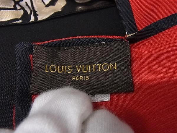 LOUIS VUITTON ルイヴィトン リボンスカーフ バンドー トランク M73964 マルチカラー シルク100％ レディース