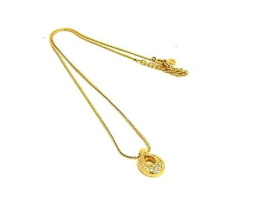 ChristianDior クリスチャンディオール ネックレス ゴールド メタル レディース 美品