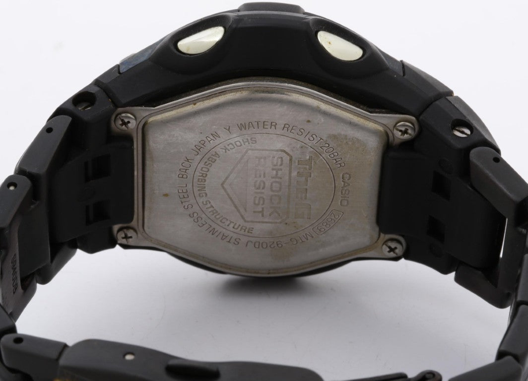 CASIO カシオ 時計 GSHOCK MTG920DJ ブラック ステンレススチール メンズ デジタル