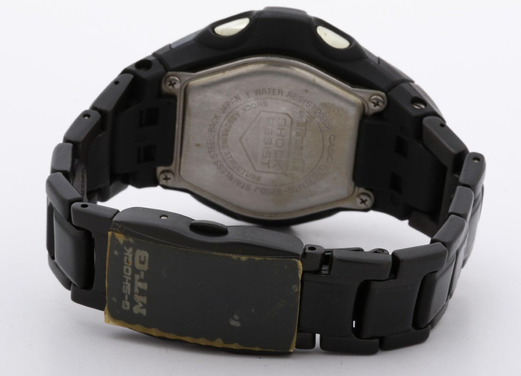 CASIO カシオ 時計 GSHOCK MTG920DJ ブラック ステンレススチール メンズ デジタル