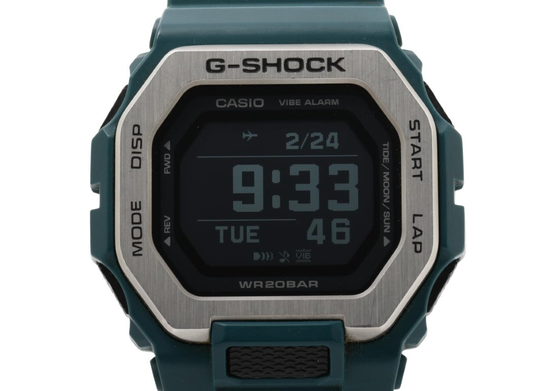 CASIO カシオ 時計 GSHOCK GLIDE GBX100 Series GBX100 ブラック グリーン 樹脂／ステンレススチール メンズ デジタル