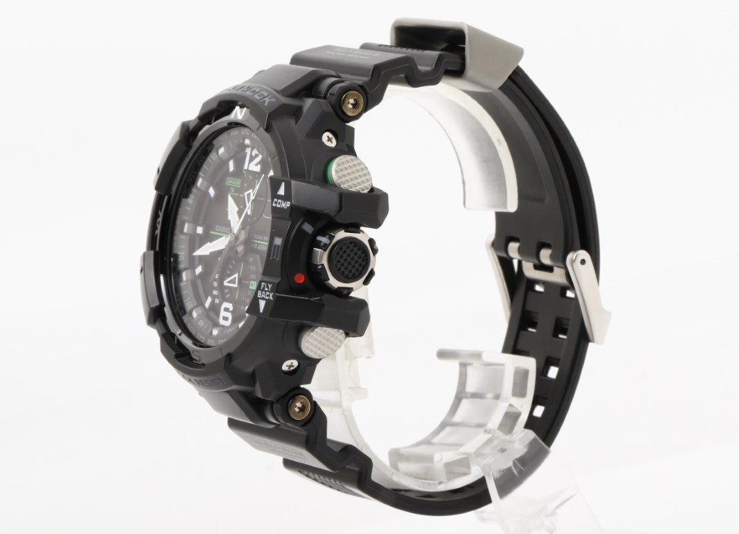 CASIO カシオ 時計 GSHOCK MASTER OF G AIR GRAVITYMASTER GWA11001A3JF ブラック 樹脂 メンズ アナログ 超美品