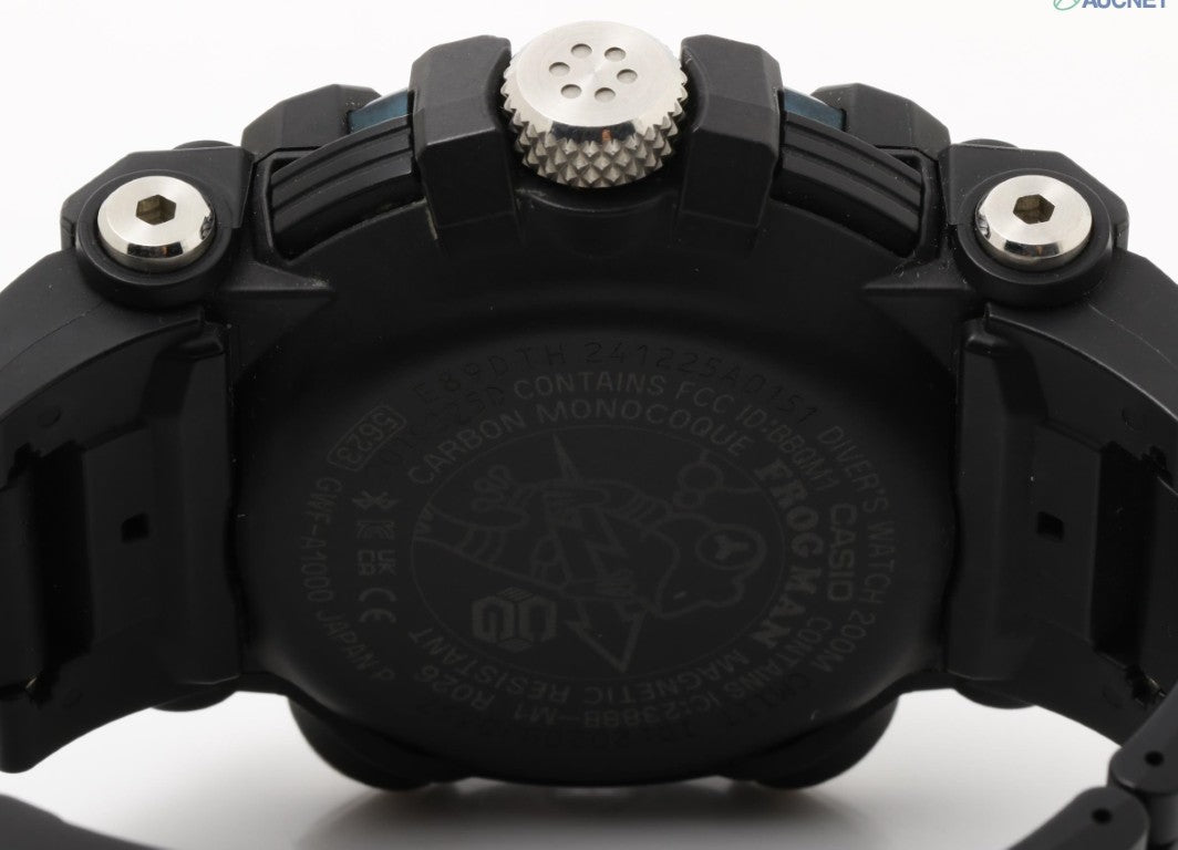 CASIO カシオ 時計 GSHOCK MASTER OF G SEA FROGMAN GWFA1000C1AJF ブラック 樹脂／ステンレススチール メンズ アナログ