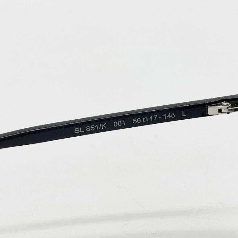 SAINT LAURENT サンローラン サングラス アジアンフィット SL 851/K ブラック系 プラスチック ユニセックス ウェリントン 新品未使用展示品